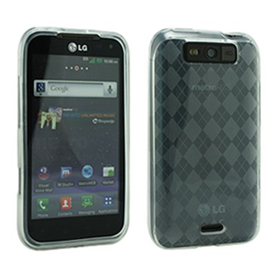 LG Compatible Crystal Skin TPU Cover - Transparent Clear  TPU-LGMS840-TCL