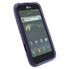 LG Compatible Crystal Skin TPU Cover - Translucent Purple  TPU-LGMS840-TPP Image 1