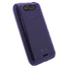 LG Compatible Crystal Skin TPU Cover - Translucent Purple  TPU-LGMS840-TPP Image 2