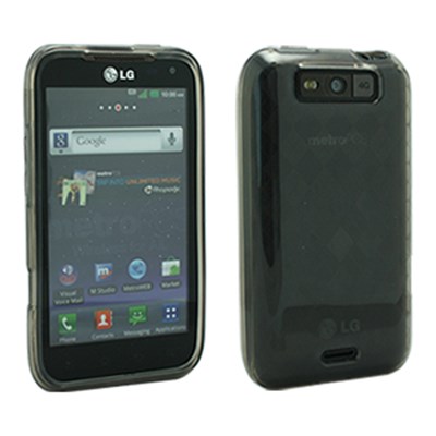 LG Compatible Crystal Skin TPU Cover - Transparent Smoke  TPU-LGMS840-TSM