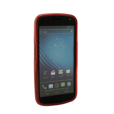 Samsung Compatible Crystal Skin TPU Cover - Translucent Red TPU-SAI515-TRD
