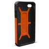 Apple Compatible Urban Armor Gear Composite Hybrid Case - Outland  UAG-IPH4S-RST-BLK Image 2