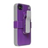 Apple Compatible PureGear Utilitarian Smartphone Case and Clip - Purple  02-001-01489 Image 1