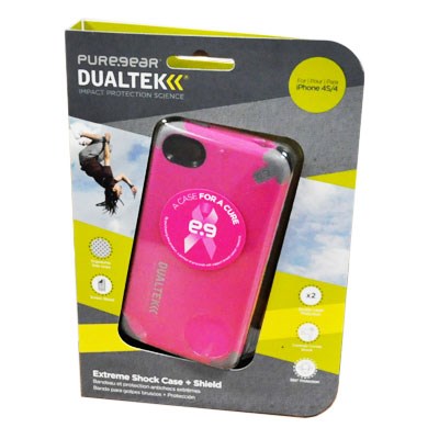 Apple Compatible PureGear DualTek Extreme Impact Case - Breast Cancer Awareness Edition Pink 02-001-01857