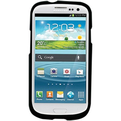 Samsung Compatible Naztech Rubberized SnapOn Cover - Black 12075NZ