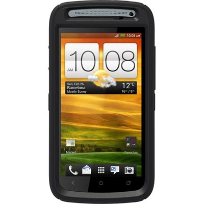 HTC Compatible Otterbox Defender Rugged Case and Holster - Black  77-18981