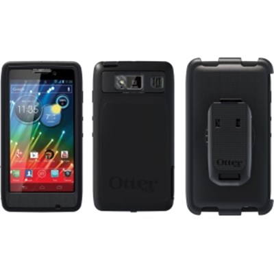 Motorola Compatible Otterbox Defender Rugged Interactive Case and Holster - Black  77-20134