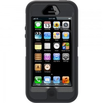 Apple Compatible Otterbox Rugged Defender Case and Holster - Black  77-21908
