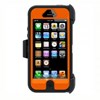 Apple Compatible Otterbox Defender Rugged Interactive Case and Holster - Blaze Orange Realtree Camo Image 3