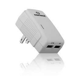Naztech N230 3.1 Amp International Dual USB AC Charger N230-12013 Naztech N230 3.1 Amp International Dual USB AC Charger N230-12013