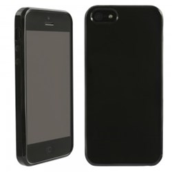 Apple Compatible Solid Color TPU Case - Black  IPH5-TPU-PBLK