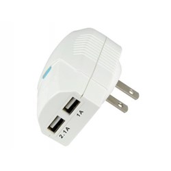 Scosche 3.1 Amp Dual USB Home Charger - White USBH3W Scosche 3.1 Amp Dual USB Home Charger - White USBH3W