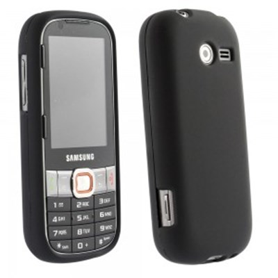 Samsung Compatible Rubberized Protective Case Cover - Black  ARRAYRUBBK
