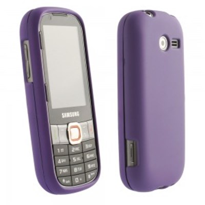 Samsung Compatible Rubberized Protective Case Cover - Purple ARRAYRUBPU