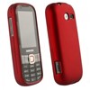 Samsung Array (SPH-M390) Rubberized Protective Case Cover - Red