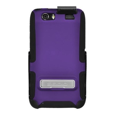 Motorola Compatible Seidio Active Case and Holster Combo with Kickstand - Amethyst  BD2-HK3MTAT3K-PR