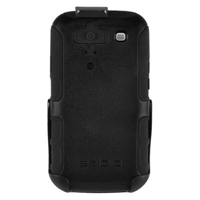 Samsung Compatible Seidio Rugged Convert Case and Holster Combo - Black  BD4-HKR4SSGS3