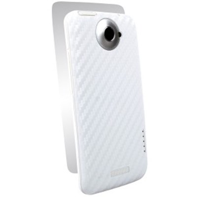 HTC Compatible BodyGuardz Armor Carbon Fiber - White BZ-ACW1X-0412
