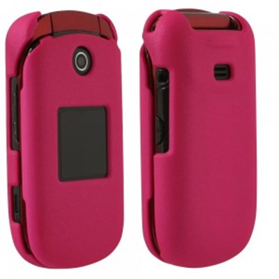 Samsung Compatible Rubberized Protective Cover - Dark Pink CONTOUR2RUBDKPK