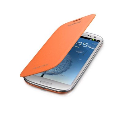 Samsung Original Flip Cover - Orange  EFC-1G6FOEGSTA