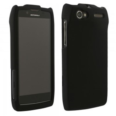 Motorola Compatible Rubberized Protective Cover - Black ELECTRIFYIIRUBBK