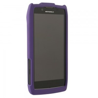 Motorola Compatible Rubberized Protective Cover - Purple ELECTRIFYIIRUBPU