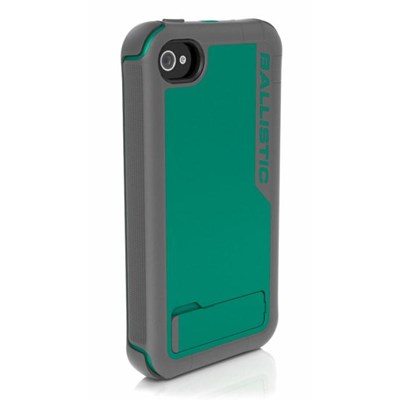 Apple Compatible Ballistic Every1 Case and Holster Combo - Turquoise and Charcoal EV0890-M125