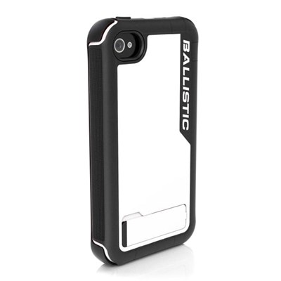 Apple Compatible Ballistic Every1 Case and Holster Combo - Black and White  EV0890-M385