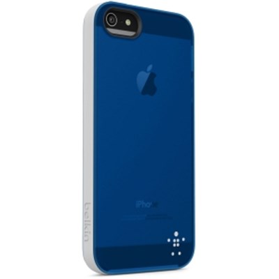 Apple Compatible Belkin Grip Candy Case - Blue and Gray  F8W138TTC08