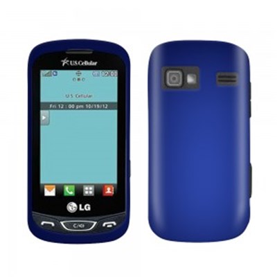 LG Compatible Rubberized Protective Cover - Blue FREEDOMRUBDKBL