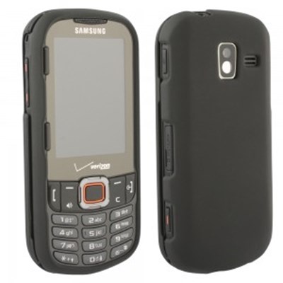 Samsung Compatible Rubberized Protective Cover - Black INTENSITY3RUBBK