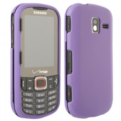 Samsung Compatible Rubberized Protective Cover - Purple INTENSITY3RUBPU
