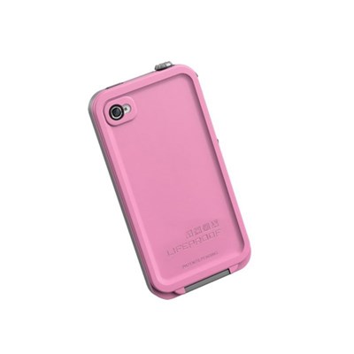 Apple Compatible LifeProof Rugged Waterproof Protective Case - Pink  LPIPH4CS02PK