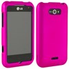 LG Motion 4G Rubberized Protective Cover - Pink
