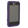LG Compatible Rubberized Protective Cover - Purple  MOTIONRUBPU Image 1