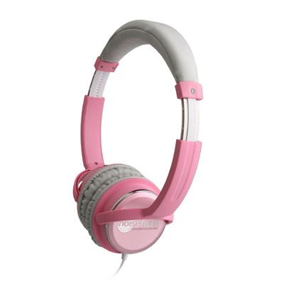 Noisehush NX26 3.5mm Stereo Headphones with In-line Mic - Baby Pink  NX26-11950