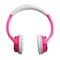 Noisehush NX26 3.5mm Stereo Headphones with In-line Mic - Hot Pink  NX26-11951 Image 3