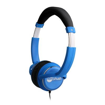 Noisehush NX26 3.5mm Stereo Headphones with In-line Mic - Blue  NX26-11952