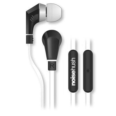 Handsfree Stereo 3.5mm Headset with Mic - White and Black