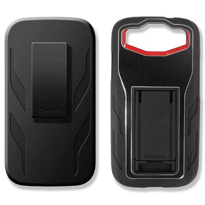 Samsung Compatible Qmadix SnapOn Case and Holster Combo  QM-HLSS3-SO
