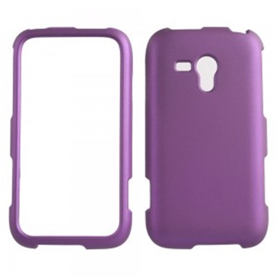 Samsung Compatible Rubberized Protective Cover - Purple RUSHRUBPU