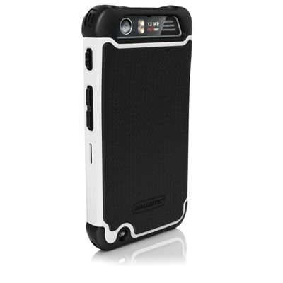 Motorola Compatible Ballistic Shell Gel (SG) Case - Black and White  SG0931-M385
