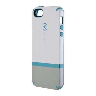 Apple Compatible Speck CandyShell Flip Case - White and Blue  SPK-A0661
