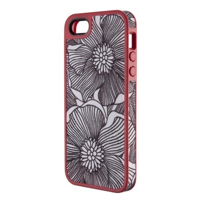 Apple Compatible Speck FabShell Case FreshBloom - Pink and Black  SPK-A0764