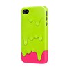 Apple Compatible SwitchEasy Melt Case - Lime and Pink  SW-MEL4S-L Image 1