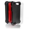 Apple Compatible Ballistic SG MAXX Rugged Case and Holster - Black and Red  SX0945-M355 Image 6