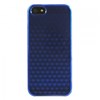 Apple Compatible TPU Case - Solid Dark Blue with Texture TPU5DKBL Image 2