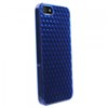Apple Compatible TPU Case - Solid Dark Blue with Texture TPU5DKBL Image 3