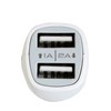 Low Profile Dual USB 3.1 Amp Car Charger - White USBD3.1AWHT Image 2
