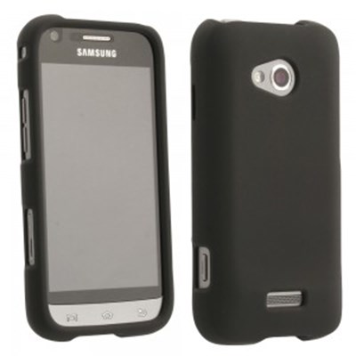Samsung Compatible Rubberized Protective Cover - Black  VICTORYRUBBK